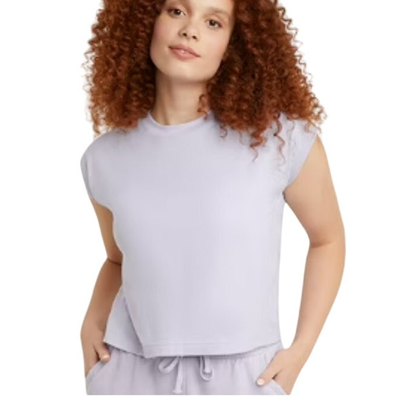 New Hanes Womens Small Original Ringspun Cotton Jersey Cap Sleeve Muscle Tee - Picture 1 of 6